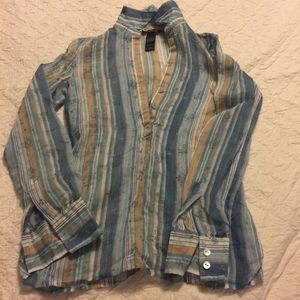Kenneth Cole sheer shirt